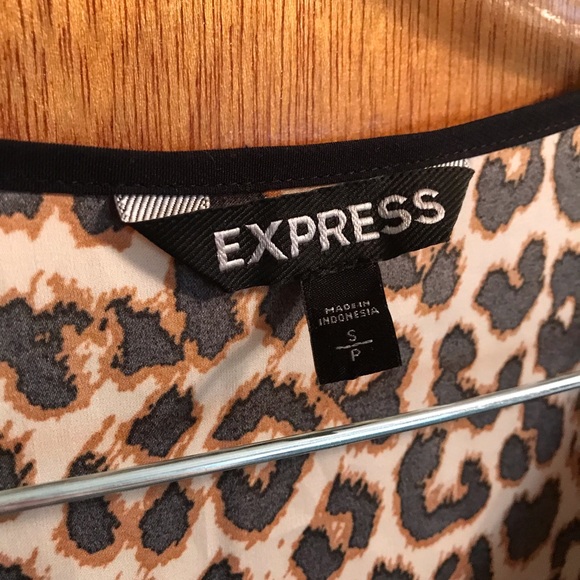 DONATING 8/1! | Express | Silky cheetah print top - Picture 4 of 6